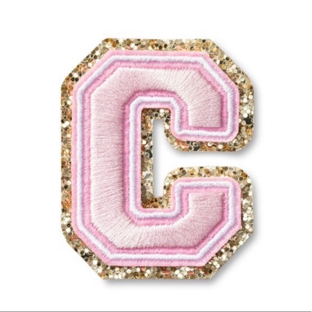 🤍🌈 Letter Patches - Stoney Clover Lane x Target Light Pink ‘C’